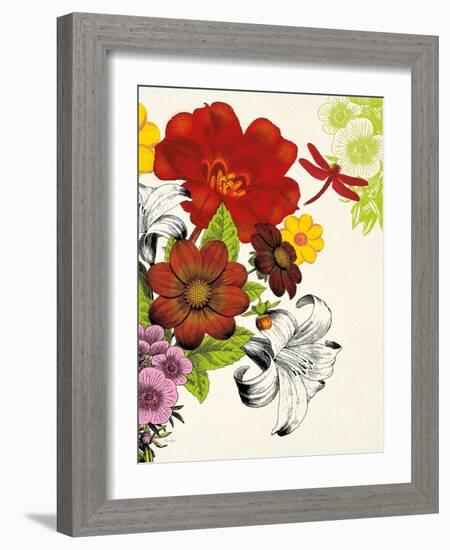 Vibrant Bouquet-Devon Ross-Framed Art Print