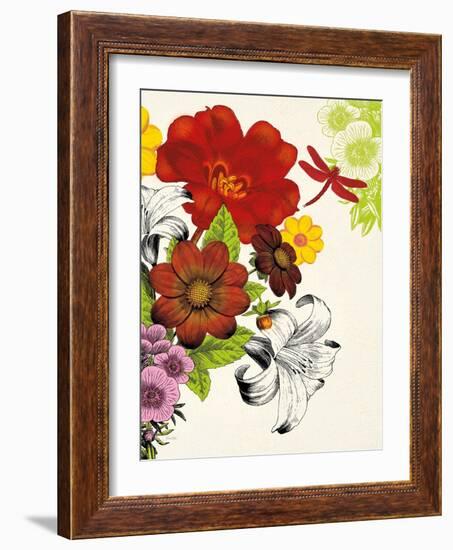 Vibrant Bouquet-Devon Ross-Framed Art Print