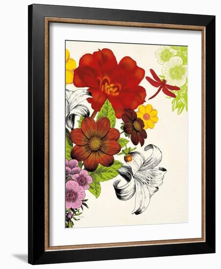 Vibrant Bouquet-Devon Ross-Framed Art Print