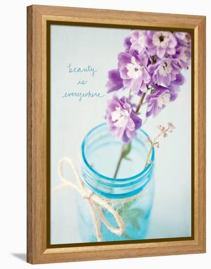 Vibrant Floral Setting 1-Susannah Tucker-Framed Stretched Canvas