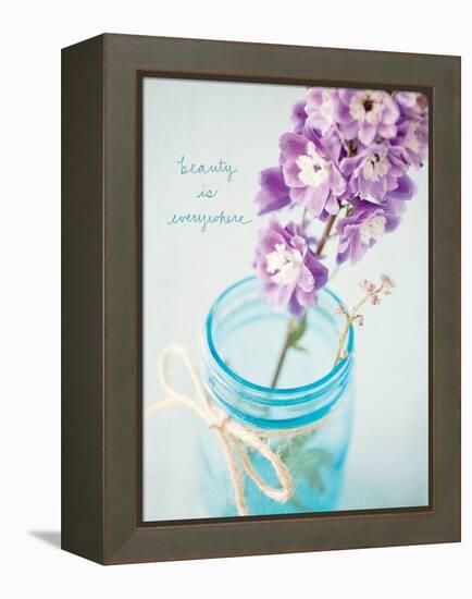 Vibrant Floral Setting 1-Susannah Tucker-Framed Stretched Canvas