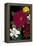 Vibrant Florals Black 1-Devon Ross-Framed Stretched Canvas