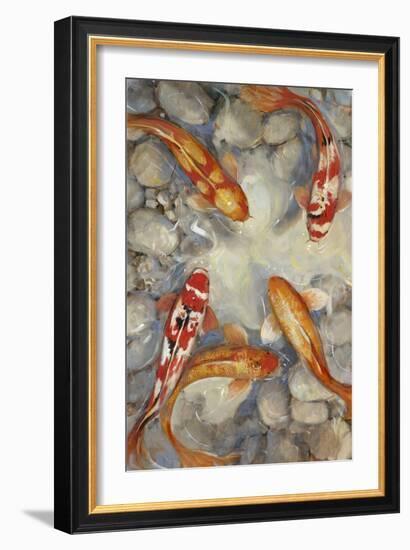 Vibrant Koi I-Tim O'toole-Framed Premium Giclee Print