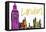 Vibrant London-Nicholas Biscardi-Framed Stretched Canvas