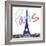 Vibrant Paris-Nicholas Biscardi-Framed Art Print