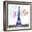 Vibrant Paris-Nicholas Biscardi-Framed Art Print