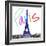 Vibrant Paris-Nicholas Biscardi-Framed Art Print