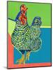 Vibrant Rooster-Kerstin Stock-Mounted Art Print