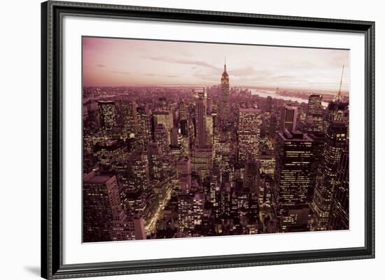Vibrant Skyline-James Leynse-Framed Giclee Print