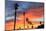 Vibrant sunset, Pacific Beach, San Diego, California, USA-Stuart Westmorland-Mounted Photographic Print