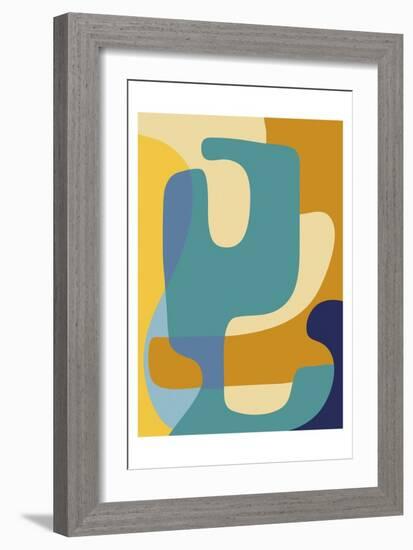 Vibrant Theory 1-Marcus Prime-Framed Art Print