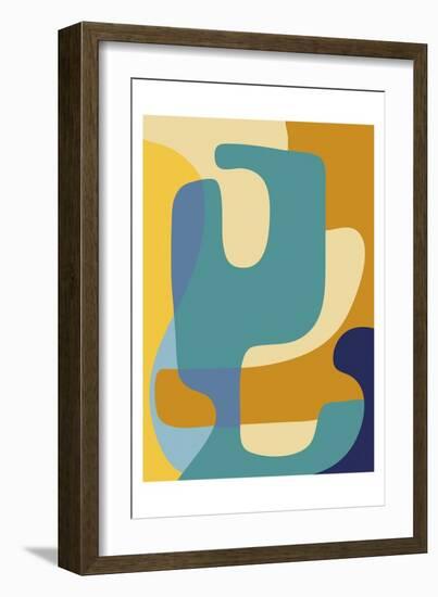 Vibrant Theory 1-Marcus Prime-Framed Art Print