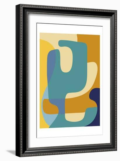 Vibrant Theory 1-Marcus Prime-Framed Art Print