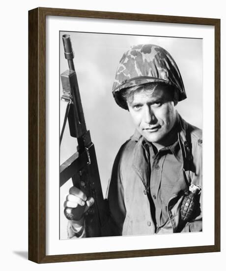 Vic Morrow, Combat! (1962)-null-Framed Photo