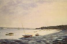 Gillingham Pier on the Medway-Vic Trevett-Framed Giclee Print