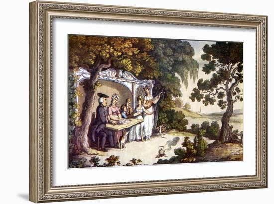 Vicar of Wakefield by Oliver Goldsmith-Thomas Rowlandson-Framed Giclee Print