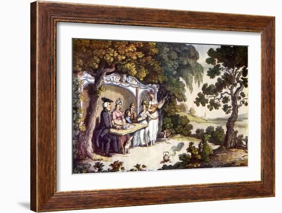 Vicar of Wakefield by Oliver Goldsmith-Thomas Rowlandson-Framed Giclee Print