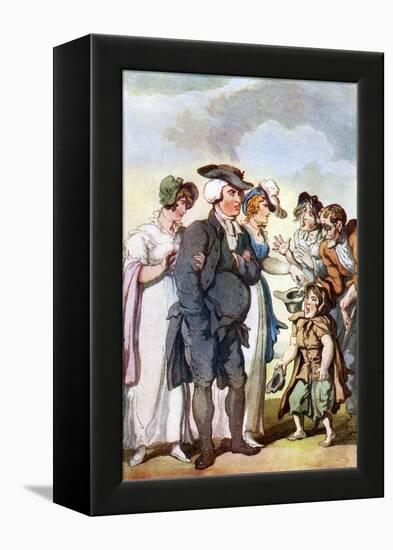 Vicar of Wakefield by Oliver Goldsmith-Thomas Rowlandson-Framed Premier Image Canvas