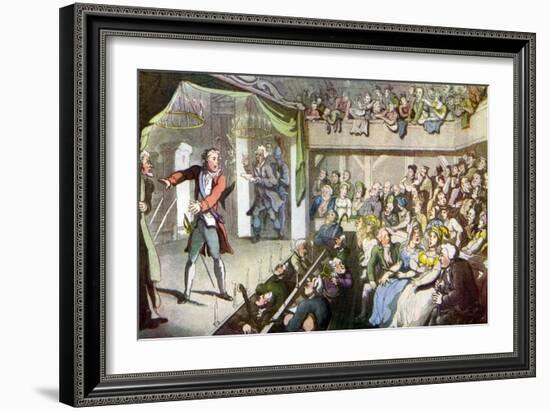 Vicar of Wakefield by Oliver Goldsmith-Thomas Rowlandson-Framed Giclee Print