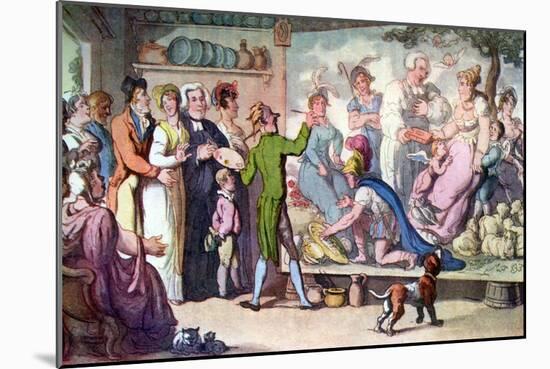 Vicar of Wakefield by Oliver Goldsmith-Thomas Rowlandson-Mounted Giclee Print