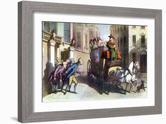 Vicar of Wakefield by Oliver Goldsmith-Thomas Rowlandson-Framed Giclee Print