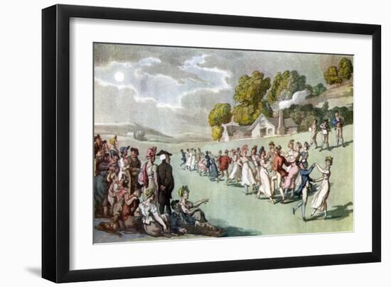 Vicar of Wakefield by Oliver Goldsmith-Thomas Rowlandson-Framed Giclee Print