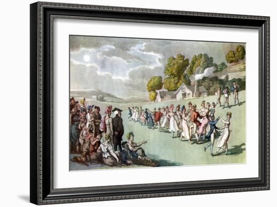 Vicar of Wakefield by Oliver Goldsmith-Thomas Rowlandson-Framed Giclee Print