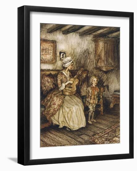 Vicar Wakefield, Rackham-Arthur Rackham-Framed Art Print