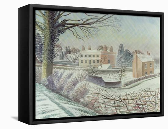 Vicarage in the Snow-Eric Ravilious-Framed Premier Image Canvas