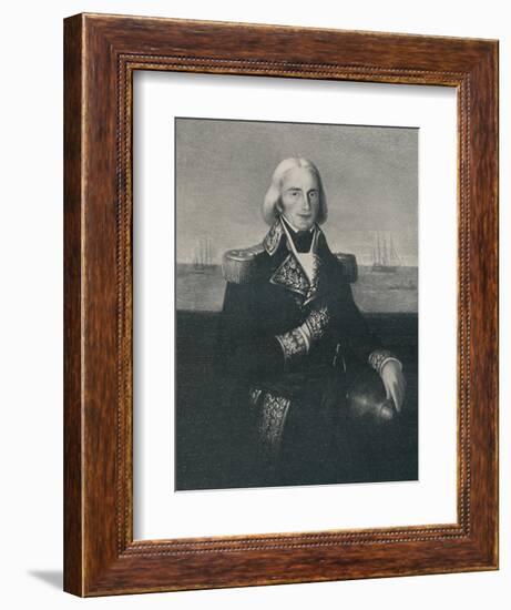 'Vice-Admiral François-Paul Brueys D'Aigalliers, c 1790s, (1896)-Unknown-Framed Giclee Print