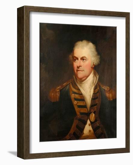 Vice-Admiral Lord Alan Gardner (1742-1809), Late 18Th to Early 19Th Century (Oil on Canvas)-William Beechey-Framed Giclee Print