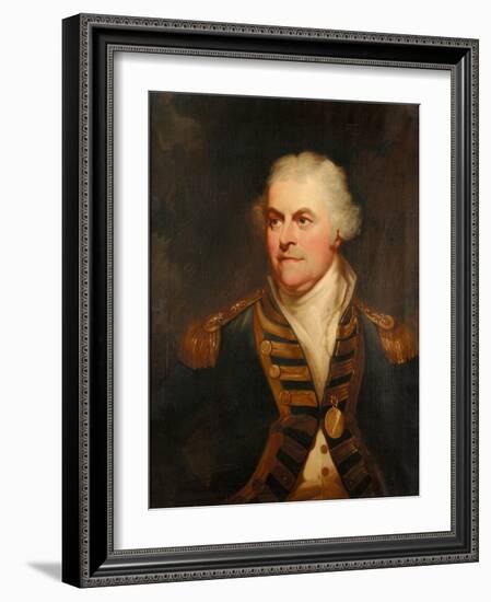 Vice-Admiral Lord Alan Gardner (1742-1809), Late 18Th to Early 19Th Century (Oil on Canvas)-William Beechey-Framed Giclee Print