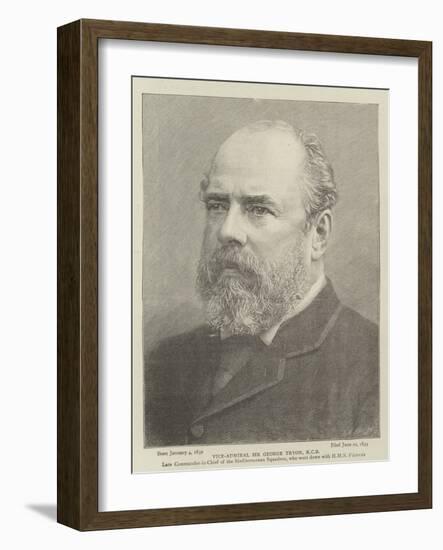 Vice-Admiral Sir George Tryon-null-Framed Giclee Print