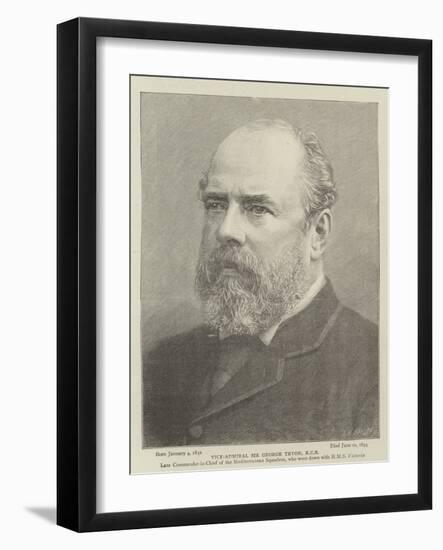 Vice-Admiral Sir George Tryon-null-Framed Giclee Print