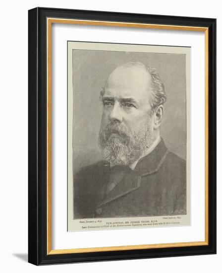 Vice-Admiral Sir George Tryon-null-Framed Giclee Print