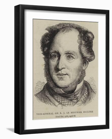 Vice-Admiral Sir R J Le Mesurier Mcclure-null-Framed Giclee Print