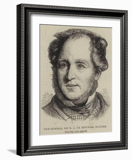 Vice-Admiral Sir R J Le Mesurier Mcclure-null-Framed Giclee Print