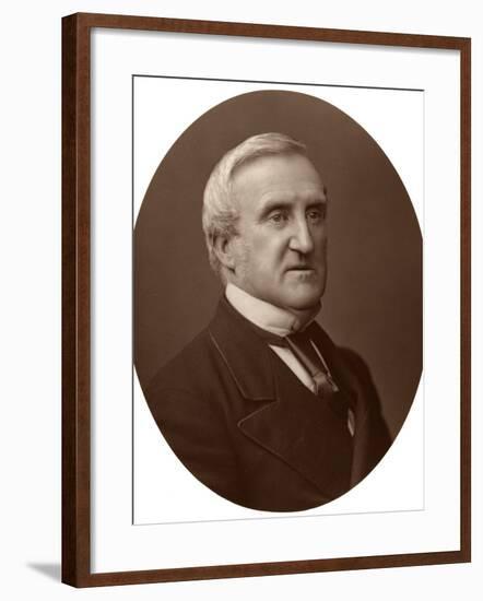 Vice-Chancellor Sir C Hall, Judge of the High Court of Justice, 1876-Lock & Whitfield-Framed Photographic Print