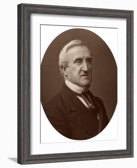 Vice-Chancellor Sir C Hall, Judge of the High Court of Justice, 1876-Lock & Whitfield-Framed Photographic Print