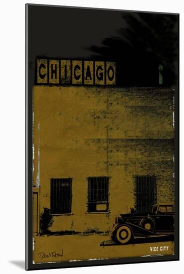 Vice City - Chicago grey-Pascal Normand-Mounted Art Print