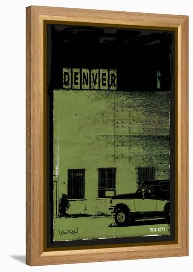 Vice City - Denver Green-Pascal Normand-Framed Stretched Canvas