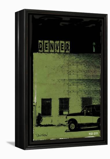 Vice City - Denver Green-Pascal Normand-Framed Stretched Canvas
