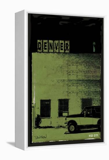 Vice City - Denver Green-Pascal Normand-Framed Stretched Canvas