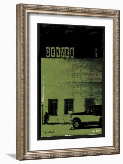 Vice City - Denver Green-Pascal Normand-Framed Art Print