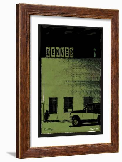 Vice City - Denver Green-Pascal Normand-Framed Art Print