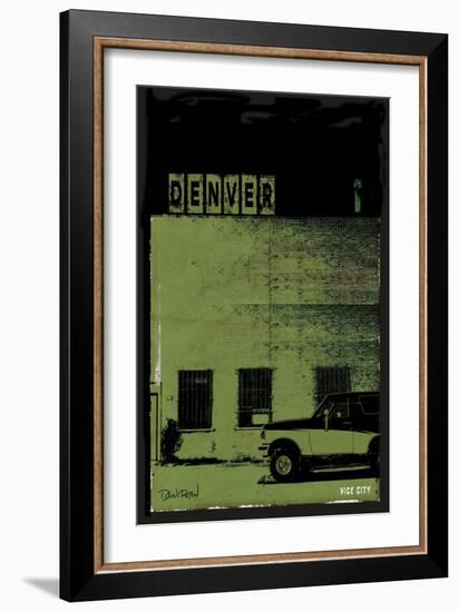 Vice City - Denver Green-Pascal Normand-Framed Art Print