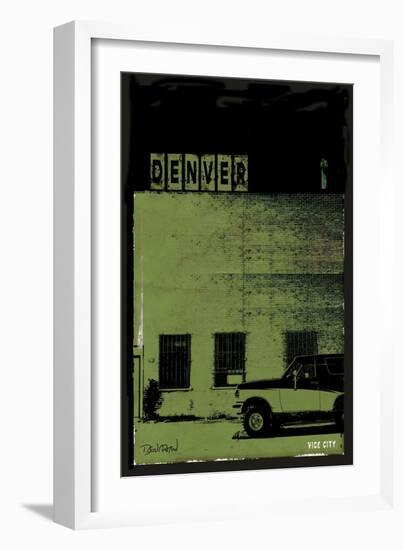 Vice City - Denver Green-Pascal Normand-Framed Art Print