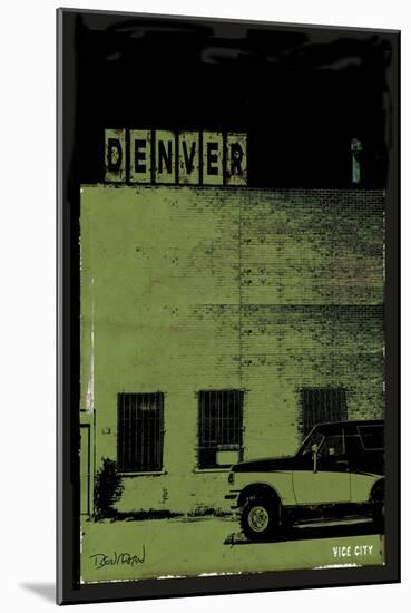 Vice City - Denver Green-Pascal Normand-Mounted Art Print