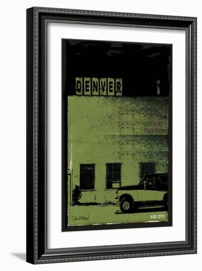 Vice City - Denver Green-Pascal Normand-Framed Art Print