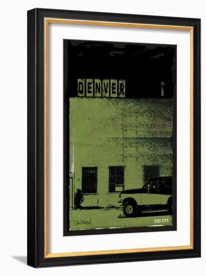 Vice City - Denver Green-Pascal Normand-Framed Art Print